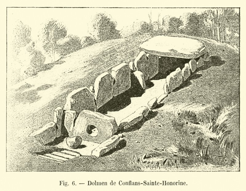 Dolmen di Conflans-Sainte-Honorine da French School