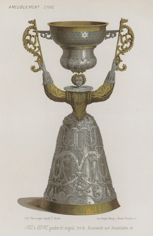 Vaso da bere da French School