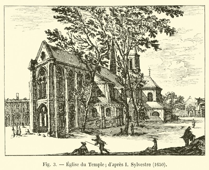 Chiesa del Tempio; da I. Sylvestre, 1650 da French School