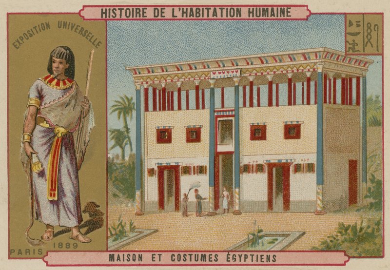 Casa e costumi egiziani da French School