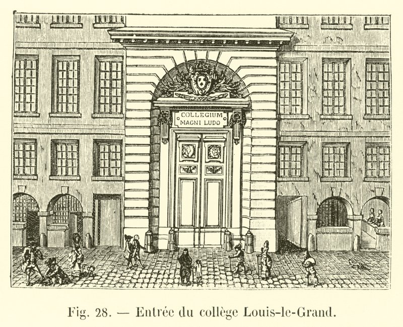 Ingresso del collegio Louis-le-Grand da French School