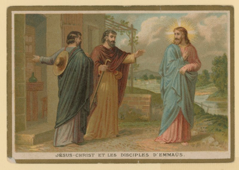 Episodio nella vita di Gesù Cristo (cromolitografia) da French School