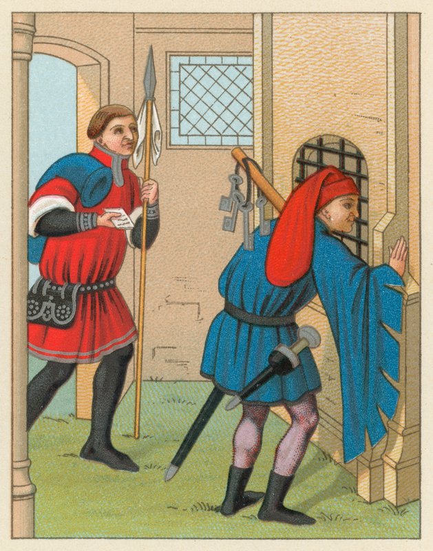 Costume del Medioevo Europeo da French School