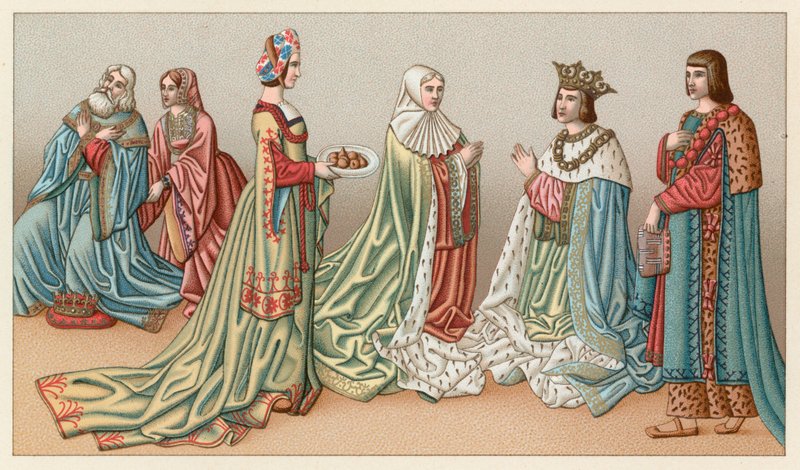 Costume Europeo XV-XVI secolo da French School