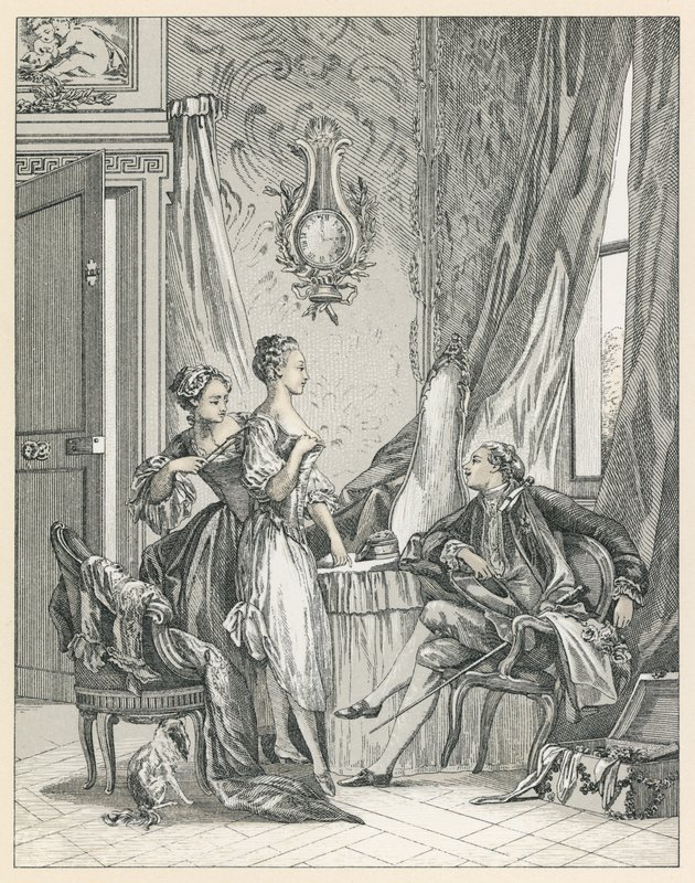 Costume europeo del XVIII secolo da French School