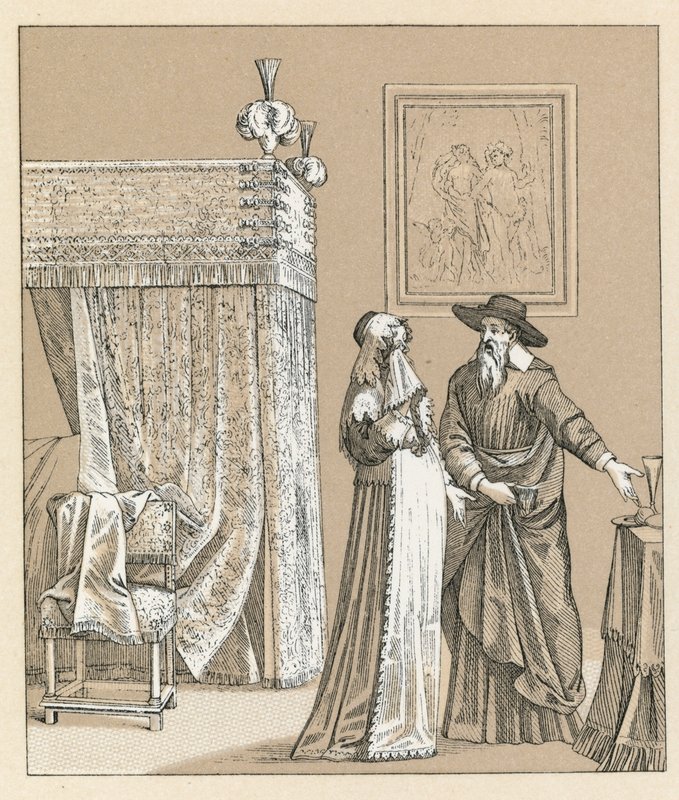 Europa, costume del XVII secolo da French School