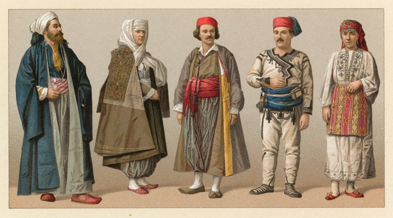 Costume della Turchia europea da French School