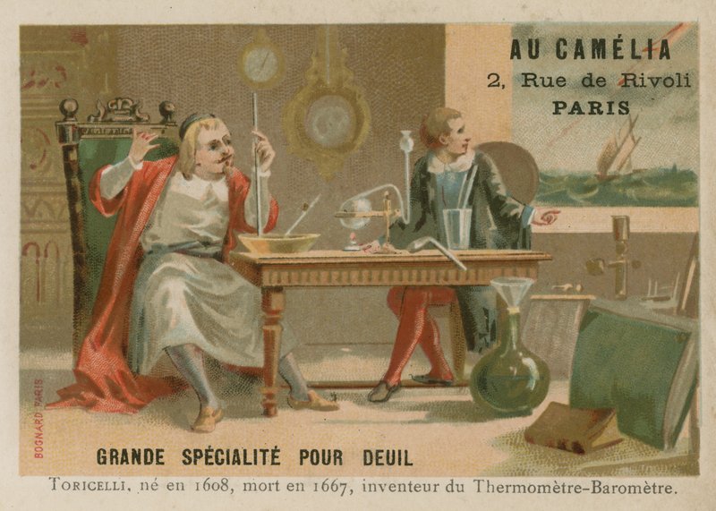 Evangelista Torricelli, fisico e matematico italiano da French School