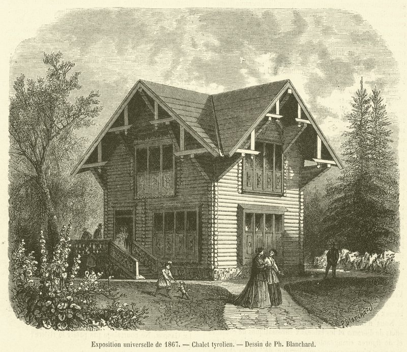 Esposizione universale del 1867, Chalet tirolese da French School
