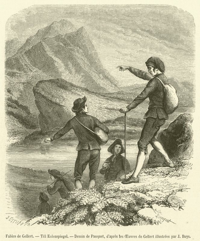 Favole di Gellert, Till Eulenspiegel da French School