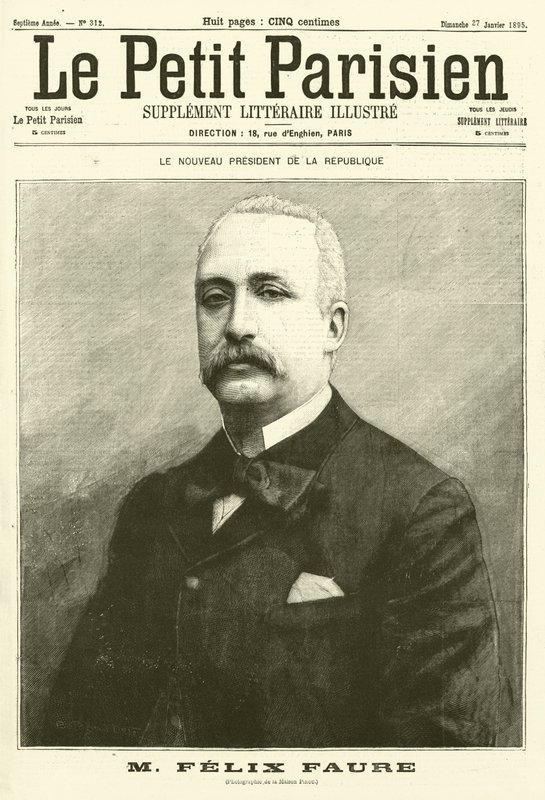 Felix Faure, nuovo Presidente della Francia (incisione) da French School