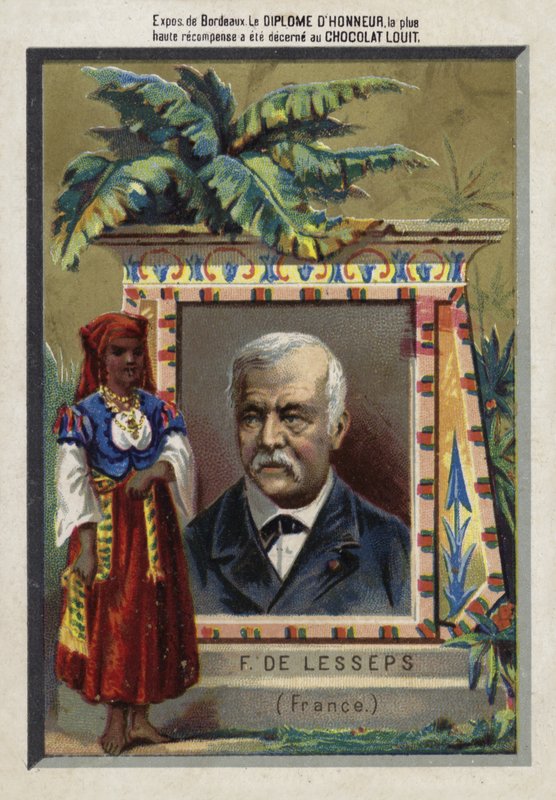 Ferdinand de Lesseps, imprenditore francese e costruttore di canali da French School