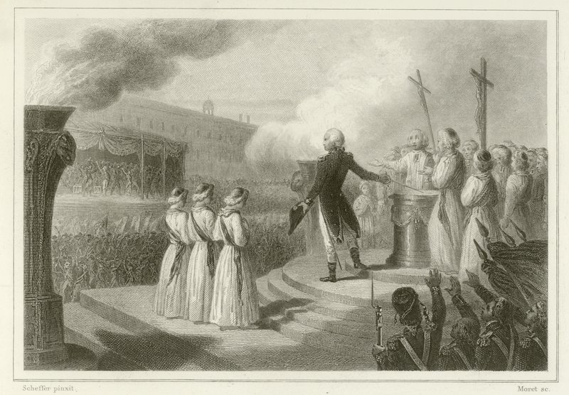 Festa della Federazione, 14 luglio 1790 da French School