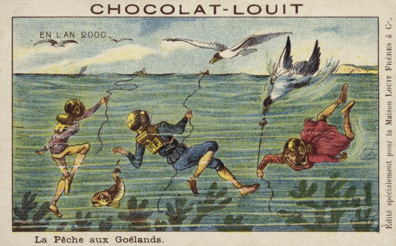Pesca ai gabbiani nell