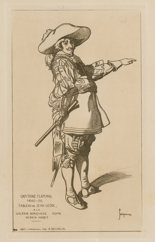 Capitano fiammingo, 1640-50 da French School
