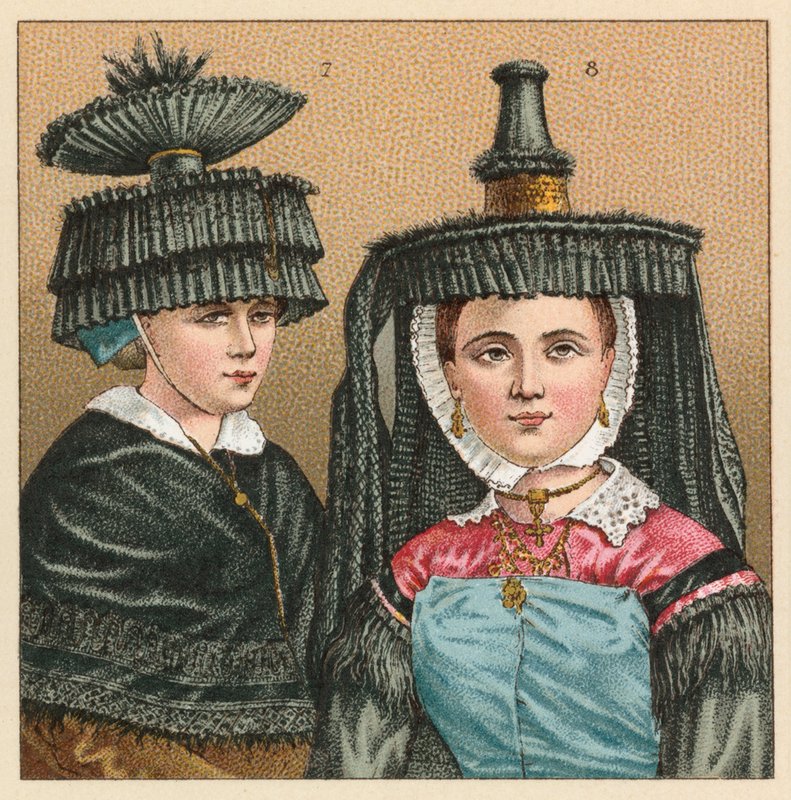 Costume francese del XIX secolo da French School