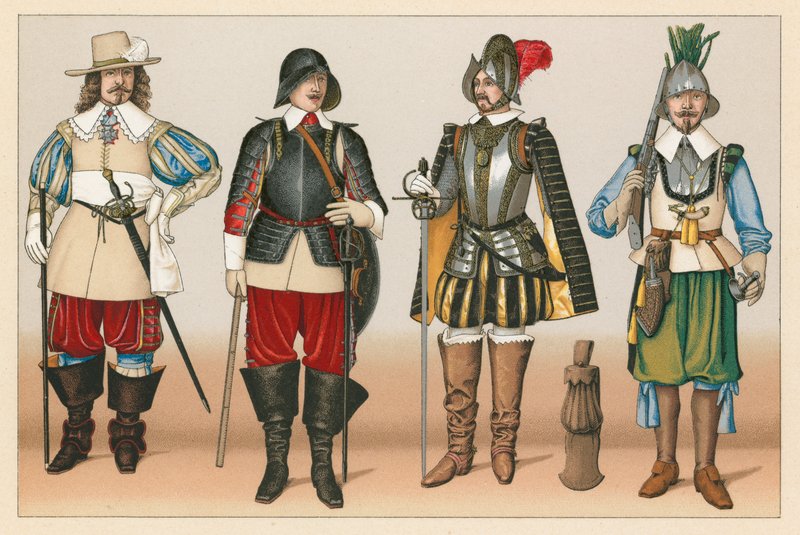 Costume francese XVI-XVII secolo da French School