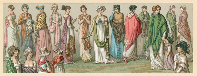 Costume francese XVIII-XIX secolo da French School