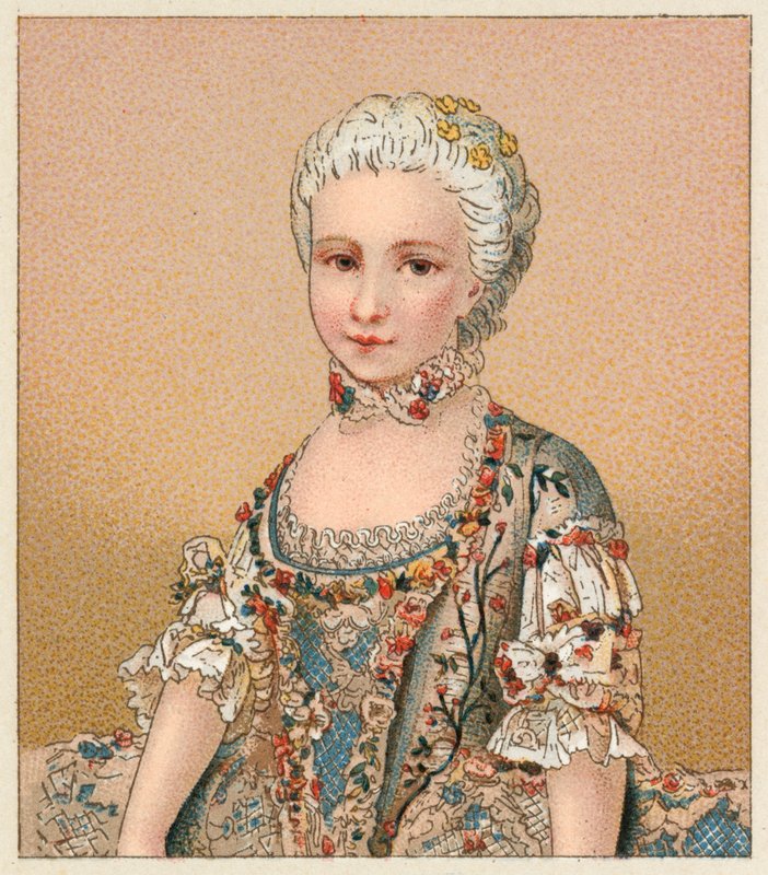 Costume francese XVIII secolo da French School