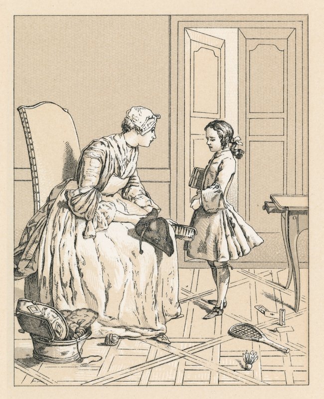 Costume francese XVIII secolo da French School