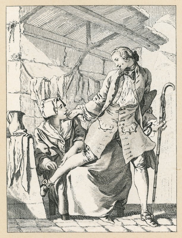 Costume francese XVIII secolo da French School