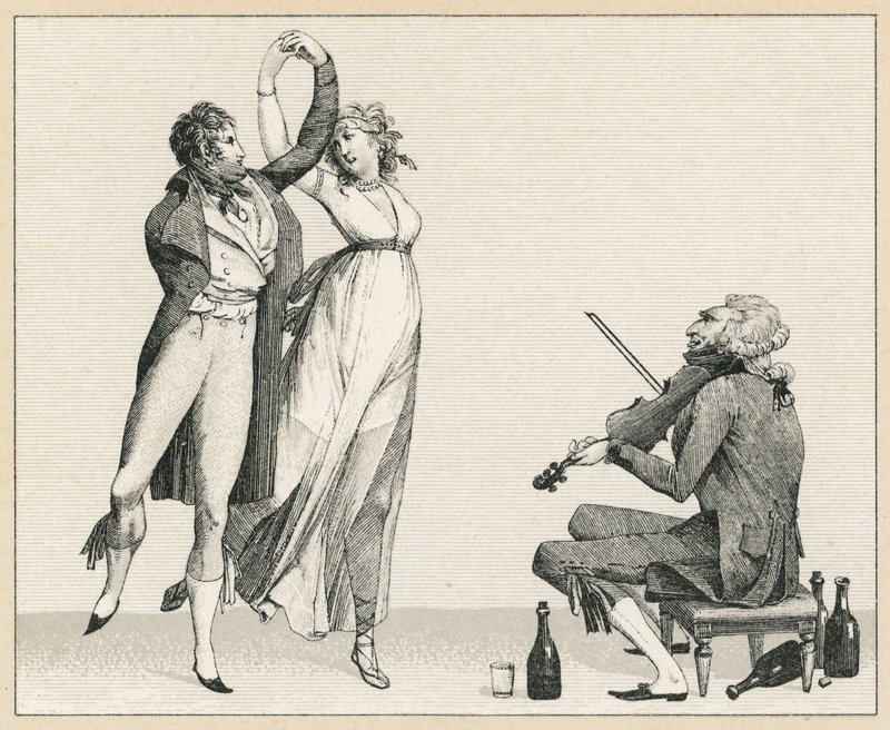 Costume francese del XVIII secolo da French School