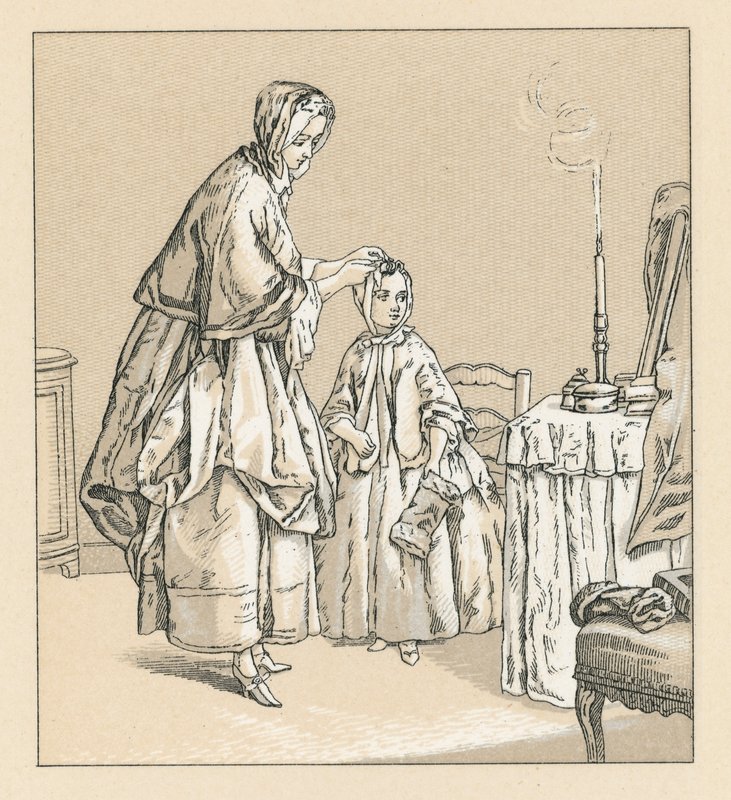 Costume francese XVIII secolo da French School