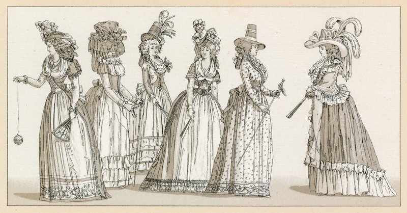 Costume francese del XVIII secolo da French School