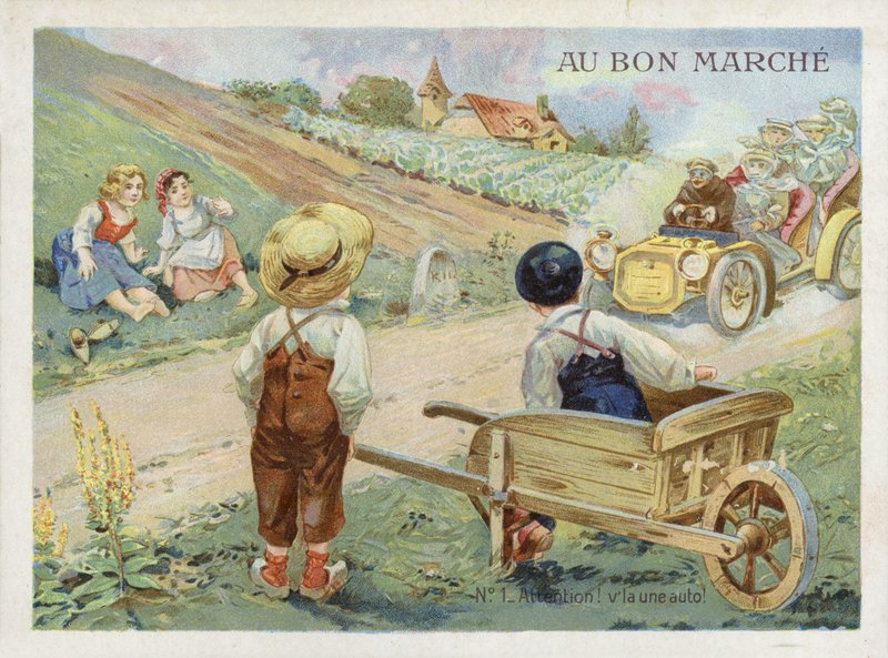 Bambini francesi che guardano un