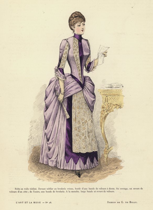 Tavola di moda francese da French School