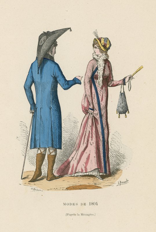 Mode francesi del 1804 da French School