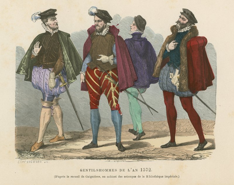 Gentiluomini francesi, 1572 da French School