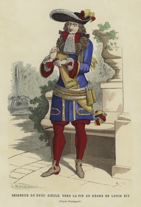 Nobile francese del XVIII secolo, verso la fine del regno di Luigi XIV da French School