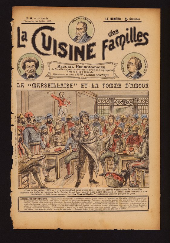 Pomodori freschi e il canto della Marsigliese, Rivoluzione Francese da French School