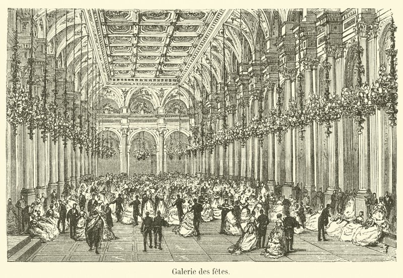 Galleria delle feste da French School