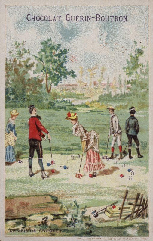 Partita di croquet da French School