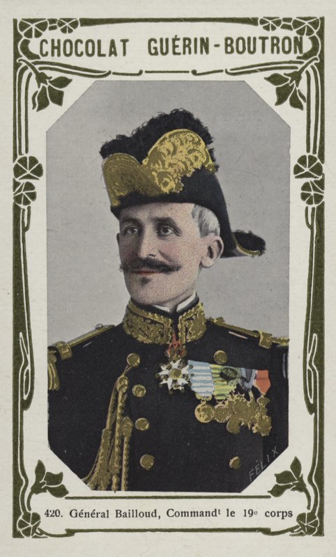 Generale Bailloud, Comandante del 19º corpo da French School