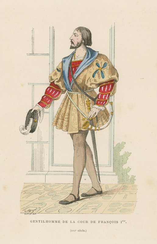 Gentiluomo della corte di Francesco I di Francia da French School