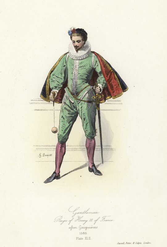 Gentiluomo del regno di Enrico III di Francia da French School