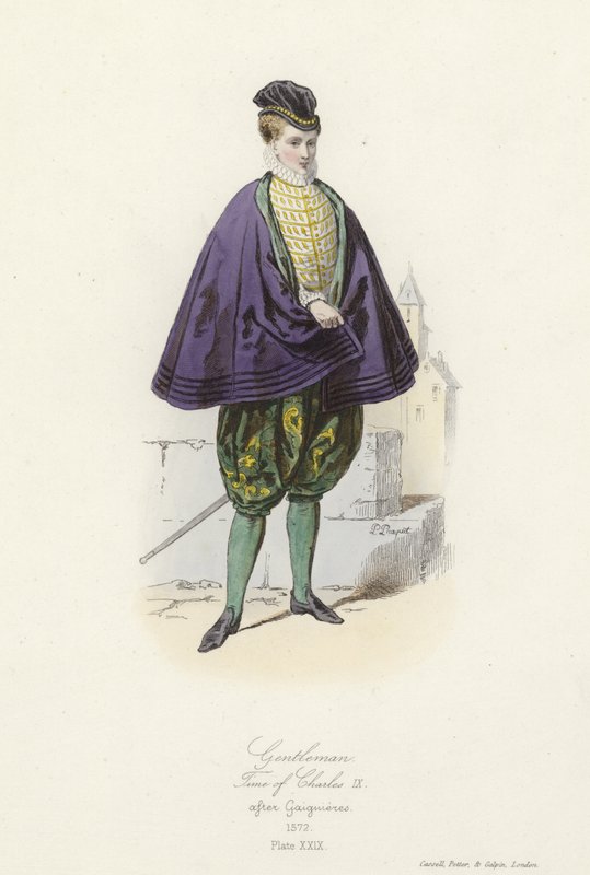 Gentiluomo del tempo di Carlo IX di Francia da French School