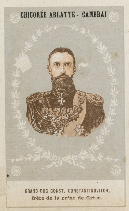 Granduca Costantino Costantinovich, fratello della regina di Grecia da French School