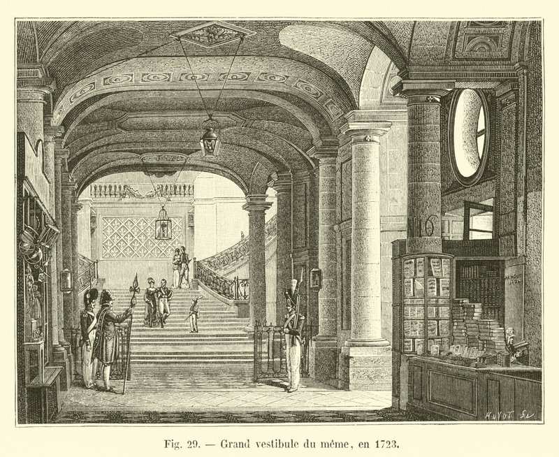 Grande vestibolo dello stesso, nel 1723 da French School