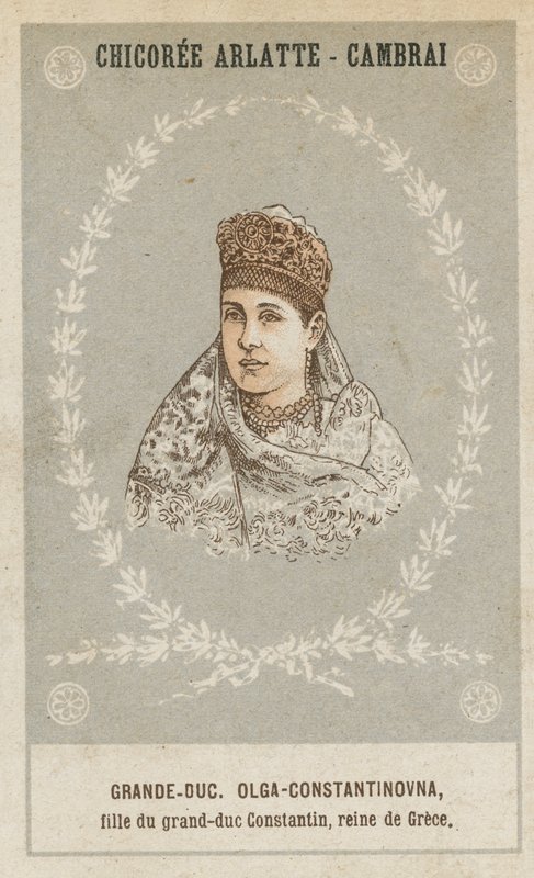 Granduchessa Olga-Constantinovna, figlia del granduca Costantino, regina di Grecia da French School