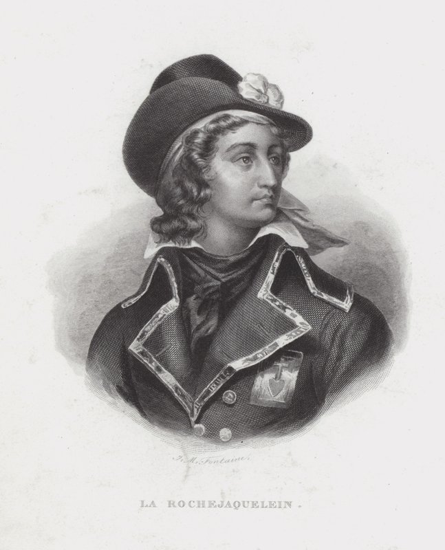 Henri de la Rochejaquelein, generale realista francese della Rivolta della Vandea da French School
