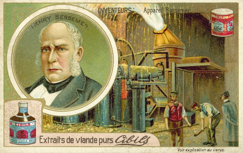 Henry Bessemer, inventore del processo Bessemer da French School