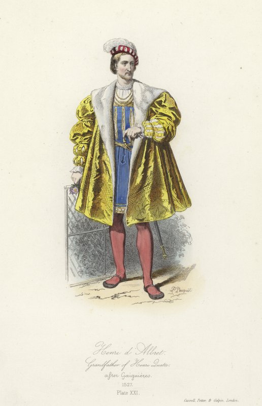 Enrico II di Navarra, nonno di Enrico IV di Francia da French School