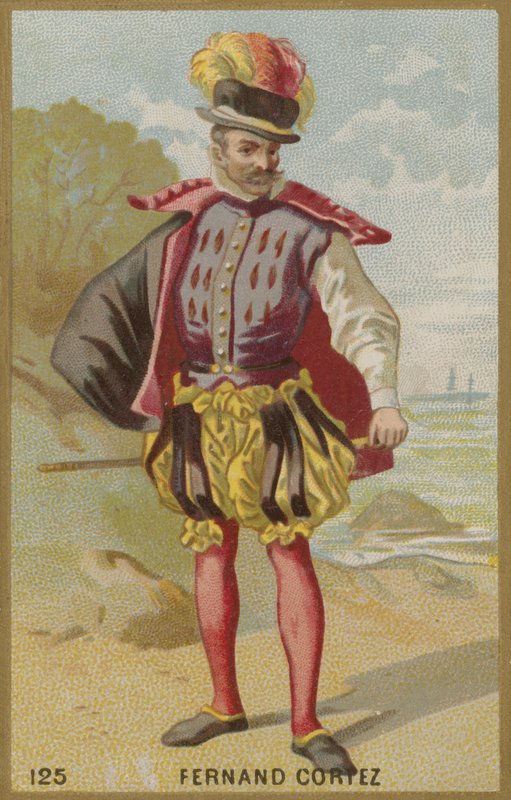 Hernan Cortes, conquistador spagnolo da French School