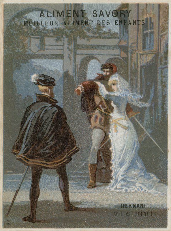 Hernani, Atto 2, scena II da French School