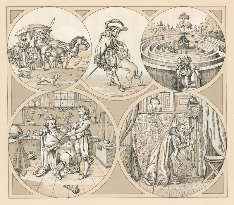 Costume olandese del XVII secolo da French School