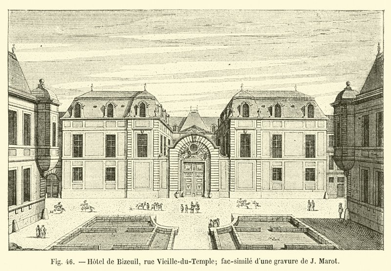 Hotel de Bizeuil, rue Vieille-du-Temple da French School